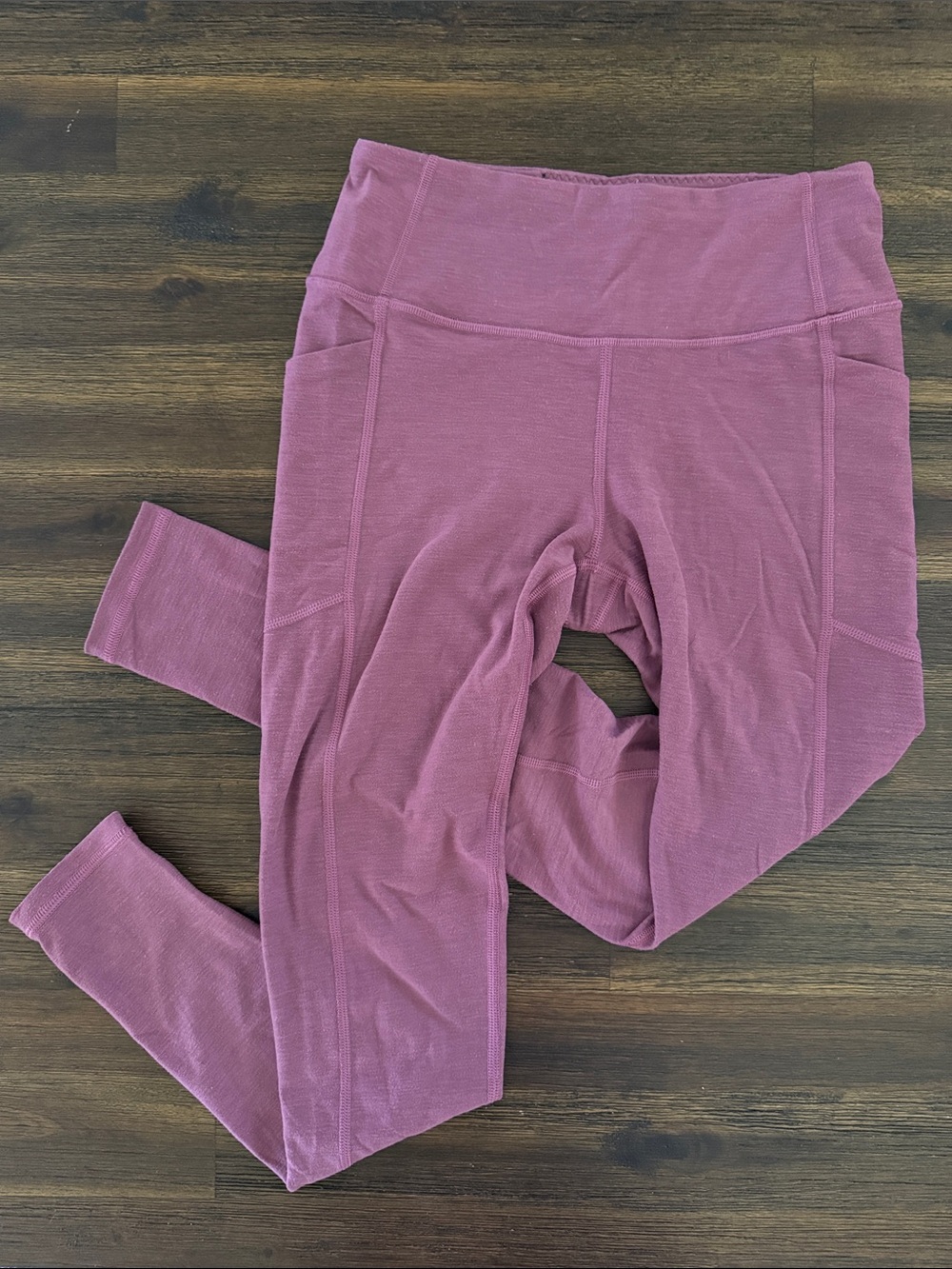 Victoria’s Secret Dusty Rose Pink Side Pocket Leggings Size 4